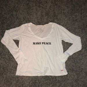 PLW “MAKE PEACE” long-sleeved shirt